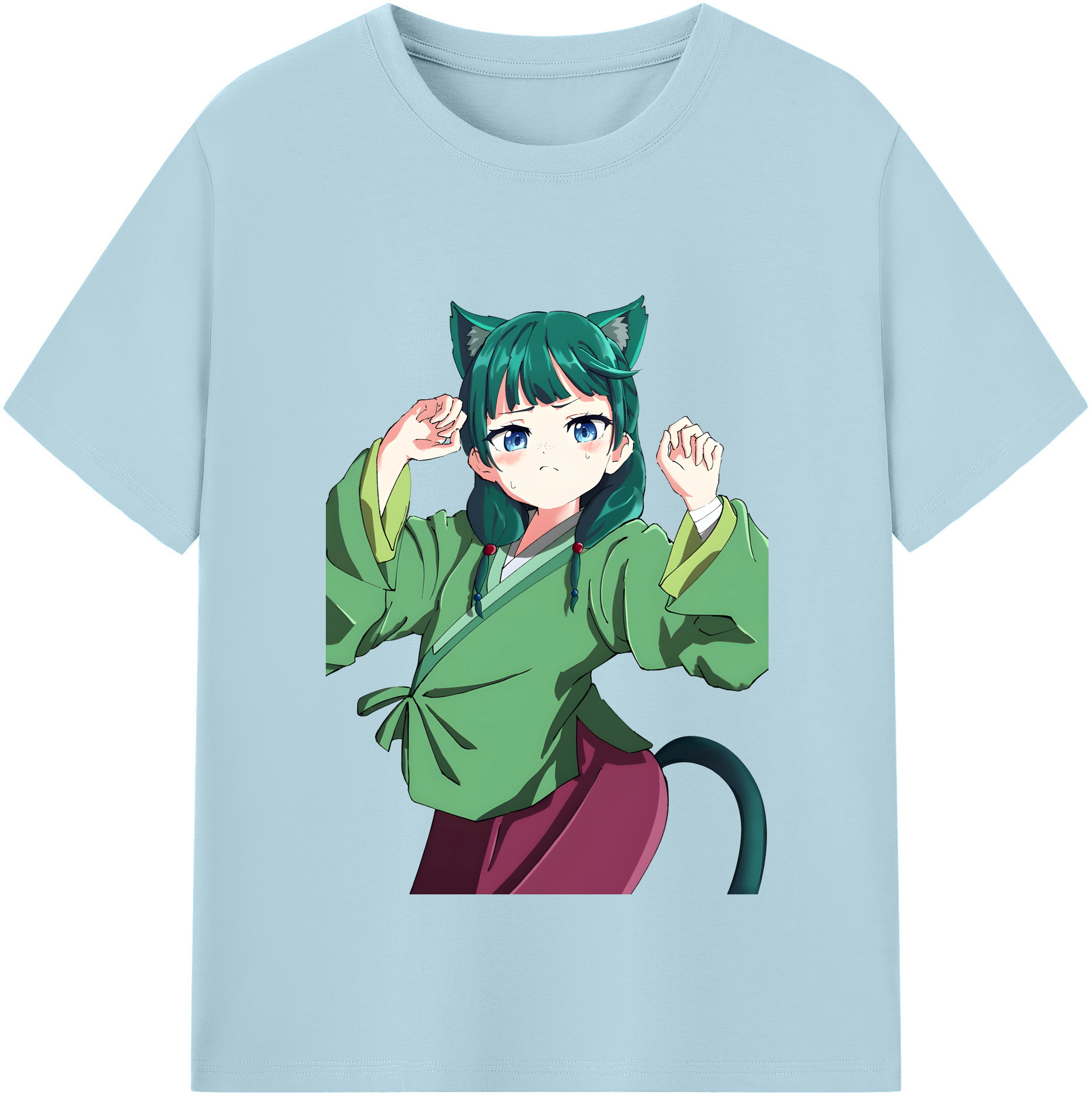 （画像用） 薬屋のひとりごと The Apothecary Diaries 綿100％半袖Tシャツ（フロントプリント）